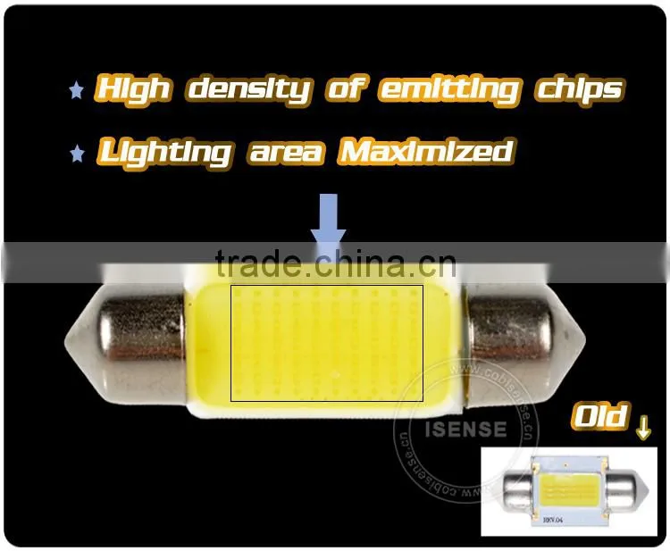 Vans white bright performance car parts 12v festoon led car lamp market in China