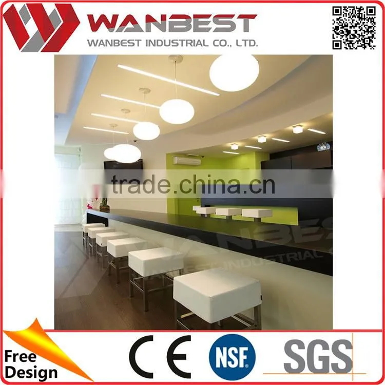 Bottom price high quality modern boat shape bar counter