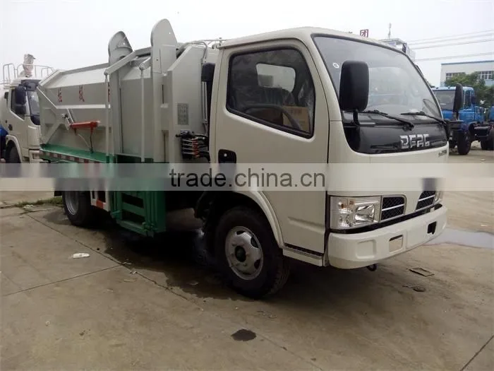 new models dongfeng multifuction seal dump garbage trucks for sale