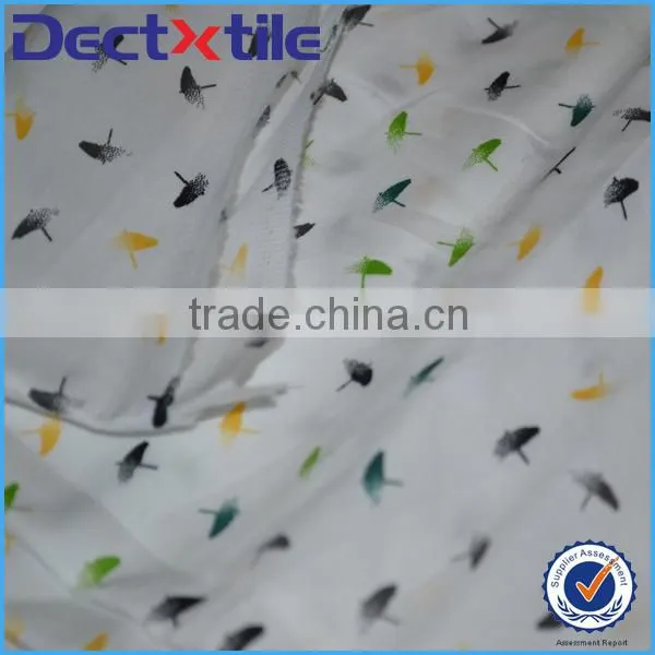 dazzling printed polka dot cotton shirt fabric for printed shirt