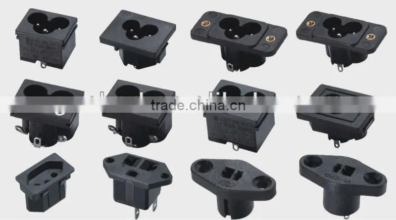 Electrical socket&plug switched socket