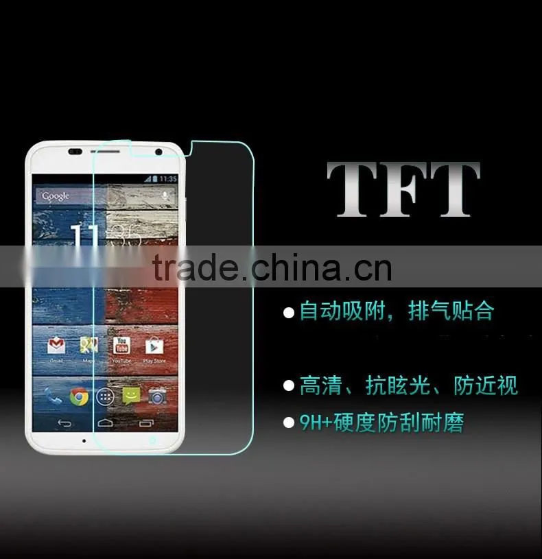 High Quality Anti-fingerprint Tempered Glass Screen Protector For Moto X Tempered Glass Flim