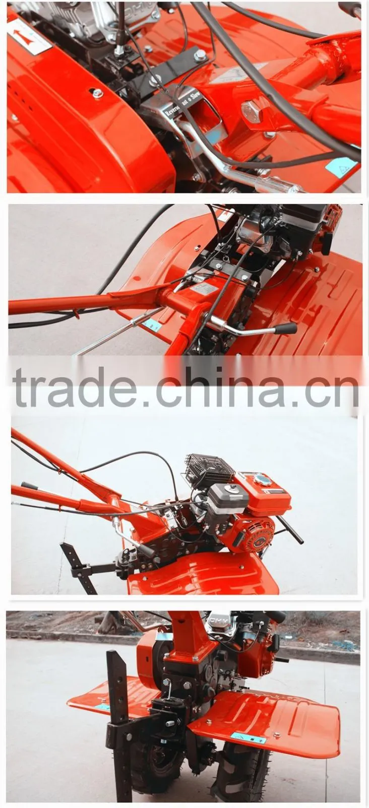 CE ISO approved 3.8KW gas engine power tiller for cultivation farming garden