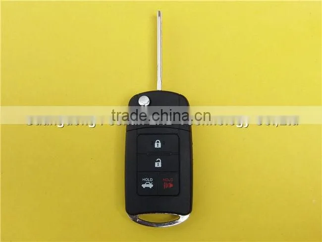 NEW 3+1 buttons flip key case shell cover replacement Toyota Camry Corolla Yaris Rav4
