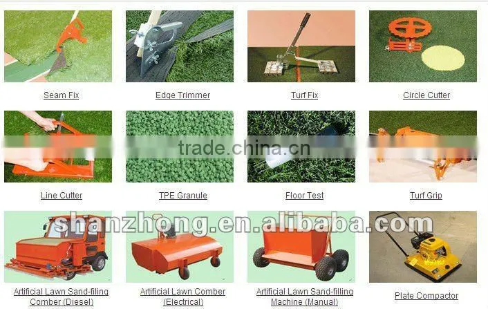 Artificial grass infill and brush machine