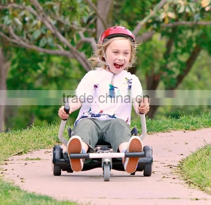 2016 adjustable seat hoverkart for two wheels self balance scooter hoverboard go kart Sitting Chair