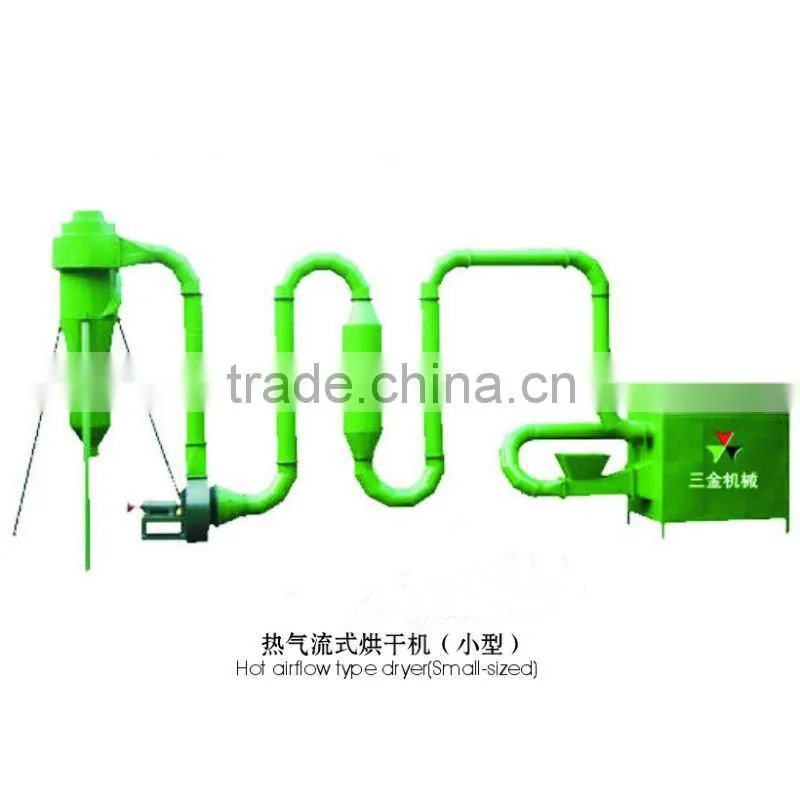 hot airflow drying machine for sugar cane bagass