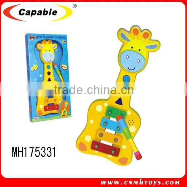 Lovely wooden musical instrument toy kids Xylophone