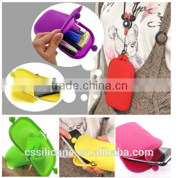Lovely shaped silicone pencil case/cute cheap pencil cases/silicone rubber pencil case