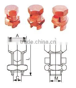 Imported T/J Copper bolt connectors