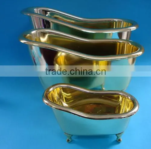 Popular Design Mini Plastic Bathtub, red colour mini bathtub shape container