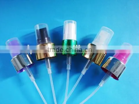 gold aluminium mist sprayer, plastic sprayer,perfume sprayer