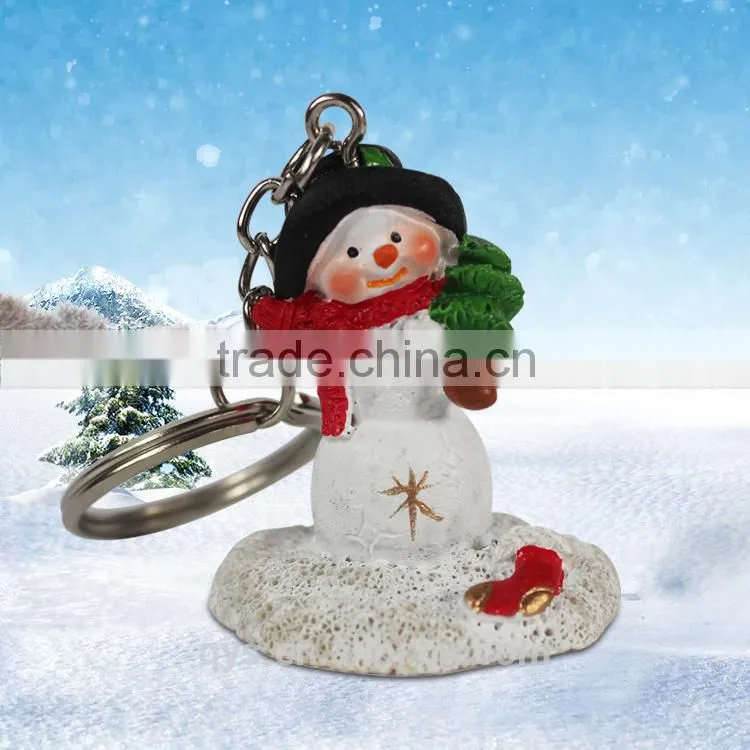 Snow man custom fashion key chain