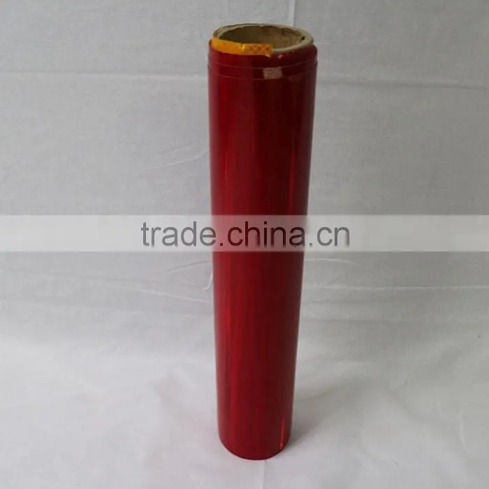 traffic safty red sign reflective PVC sheeting