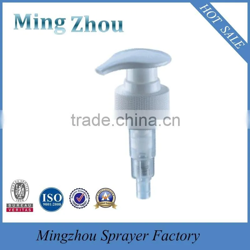 MZ- Wholesale Cosmetic Usage Plastic PP screw Lotion Pump with non-fill feature