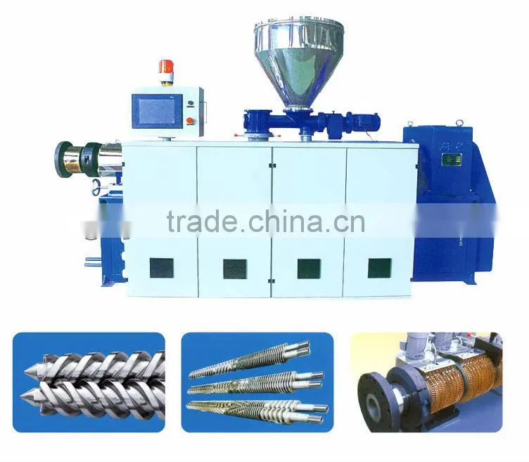 High Plasticizing Twin Screw Plastic Extruder