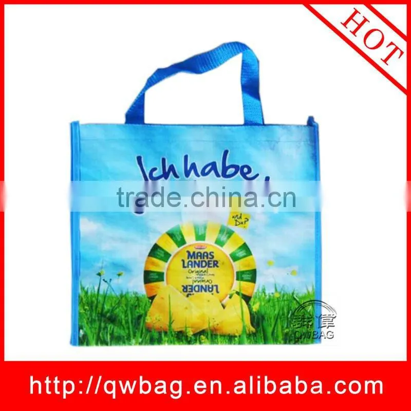 2014 the beautiful water-proof pp woven shopping bag