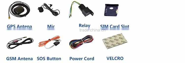 Aluminum alloy car vehicle GPS tracker Free Tracking Software