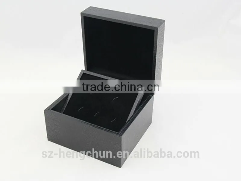 2014 Hot Custom Handmade Gift Box high quality cufflink box