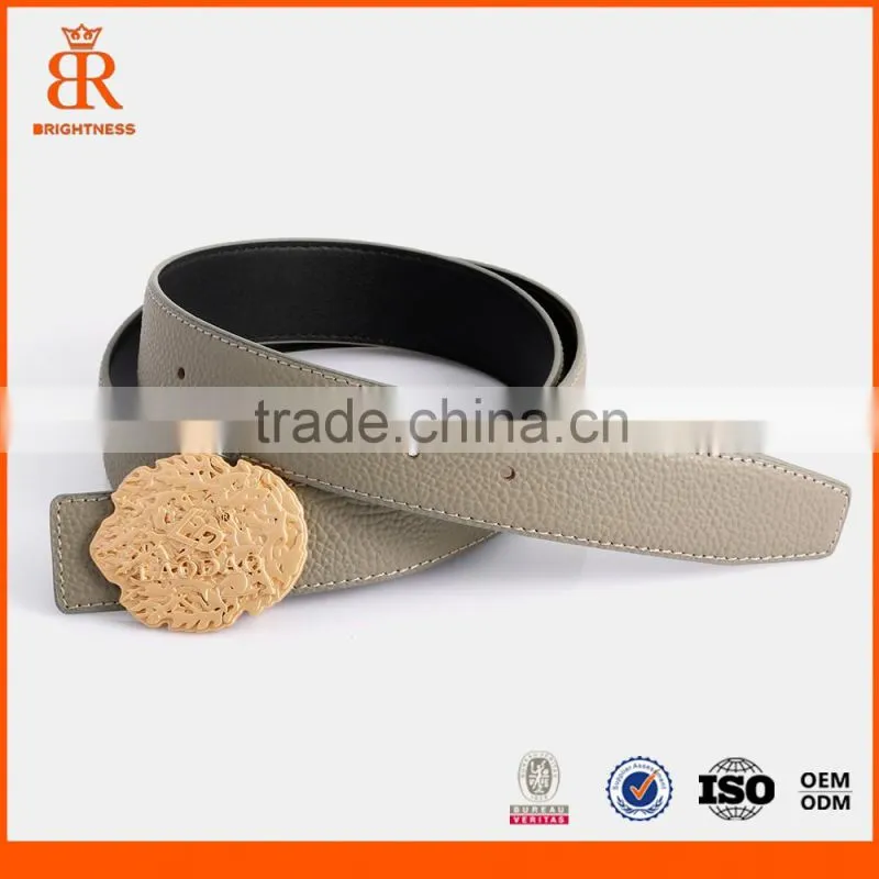 Men leather belts with removable buckles men belt buckles automatic buckle leather belt