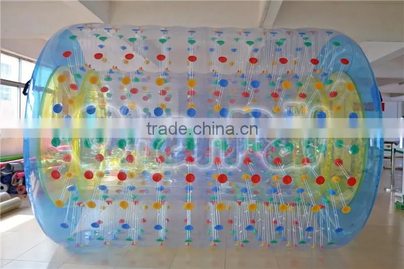 Hot selling commercial Dia 3m PVC/TPU water ball roller inflatable water roller balls