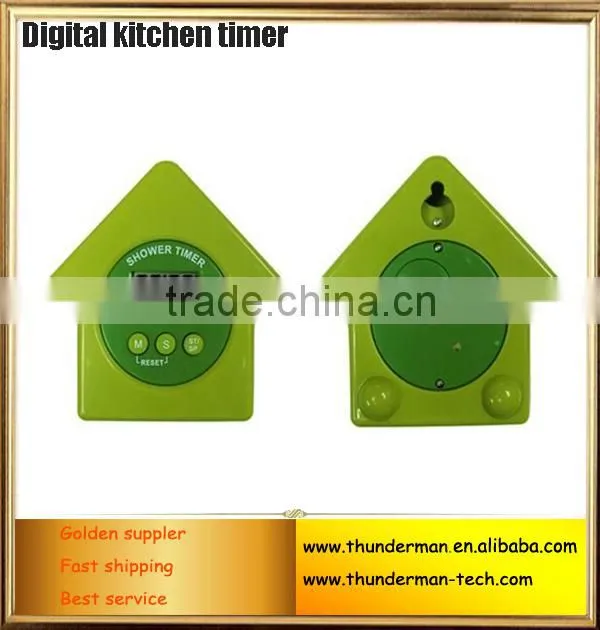 Geometric drawing LCD Display Digital Kitchen Timers with Magnetic Function