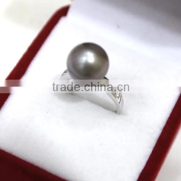 real natural pearl ring real 925 silver ring real sea pearl price