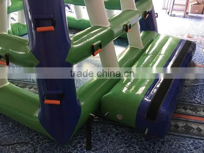 Air sealed lake giant inflatable water slide for adult , water slide combo