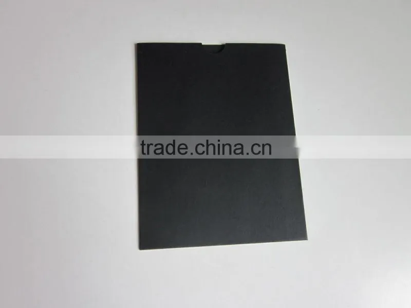 black rigid envelope