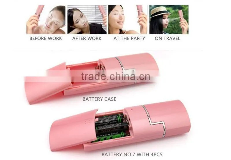 Beauty equipment ion nano face spray portable facial steamer for home use