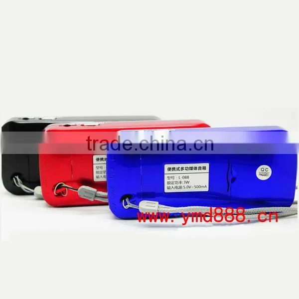 L-088 portable music radio speaker,2014 hot seller