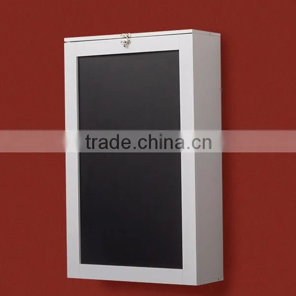 Wholesale wall mounted folding wooden table , wooden blackboard with shelf