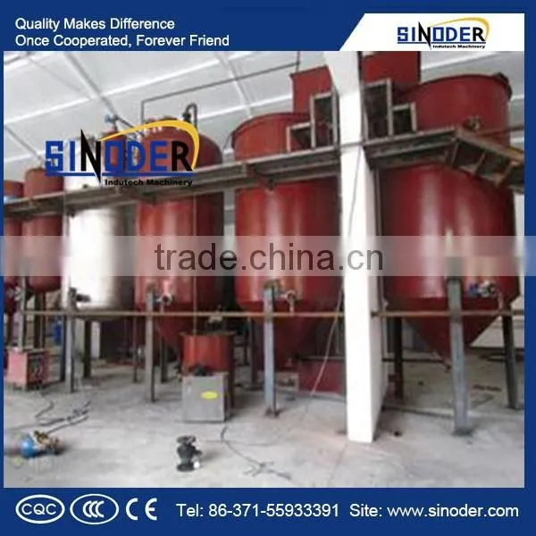 50 to 100 tons per day capacity of edible oil production including a filling line plant palm oil fractionation machine