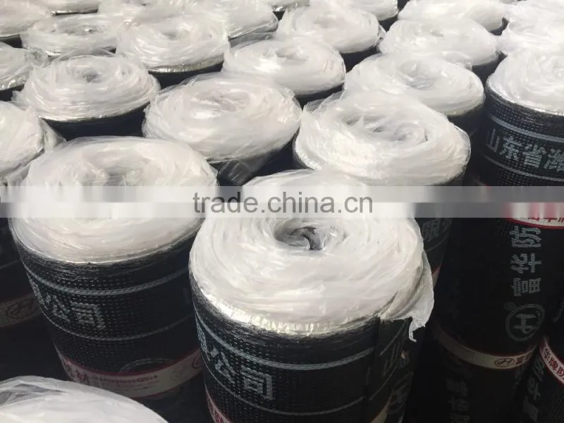 Easy construction Self adhesive waterproof SBS modified asphalt roofing membrane/felt Weifang Fuhua