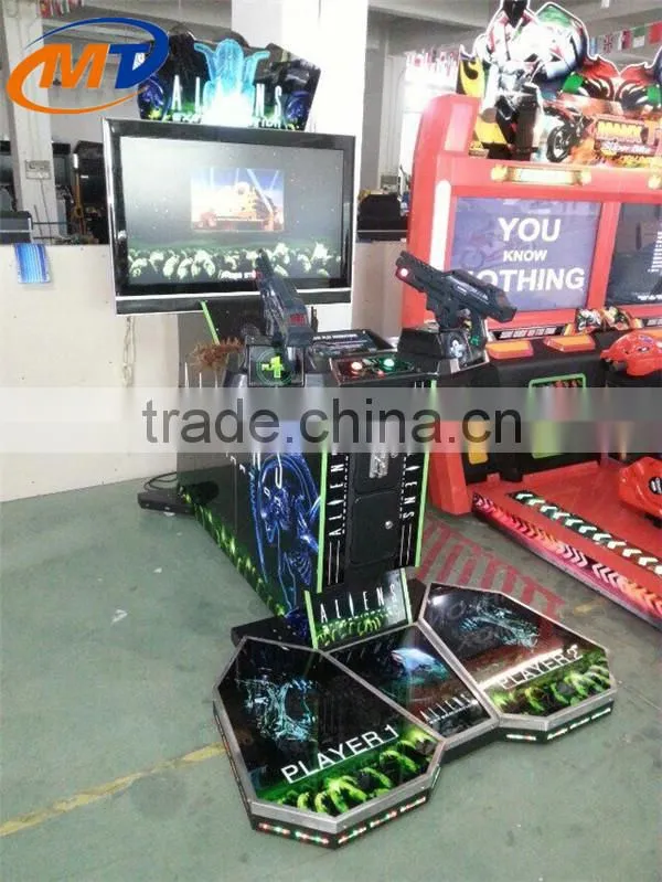 2016 Indoor simulator arcade shooting game machine for game center with high quality