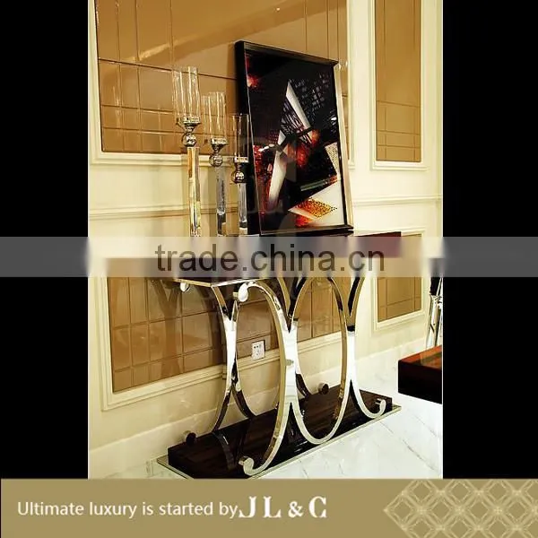 Neo-classical console table in living room from JL&C furniture lastest designs 2014 (China supplier)