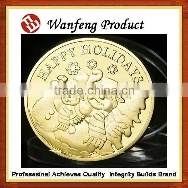 custom gold challenge antique copper coin