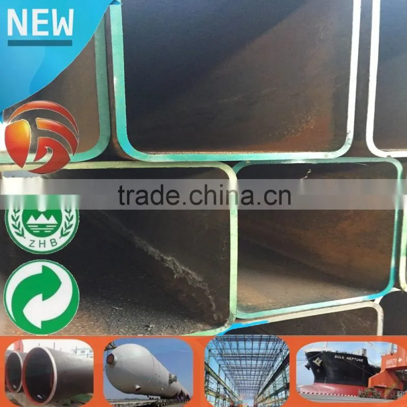 galvanised square tube galvanize steel square pipe 80x80x7 of galavanised square pipes