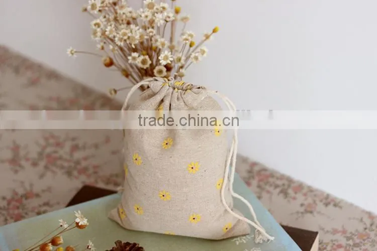 Cheap Linen Fabric Pouch,Linen Cosmetic Bags Wholesale