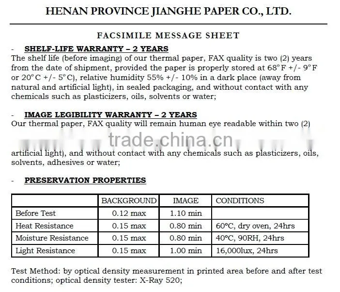 58gsm Thermal Paper Roll Wholesale for Cash Register and POS