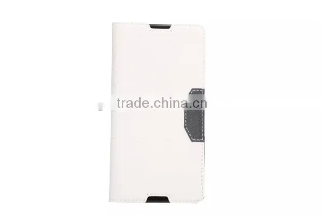 Matt Stand PU Leather Wallet Case Cover For Sony Xperia Z4