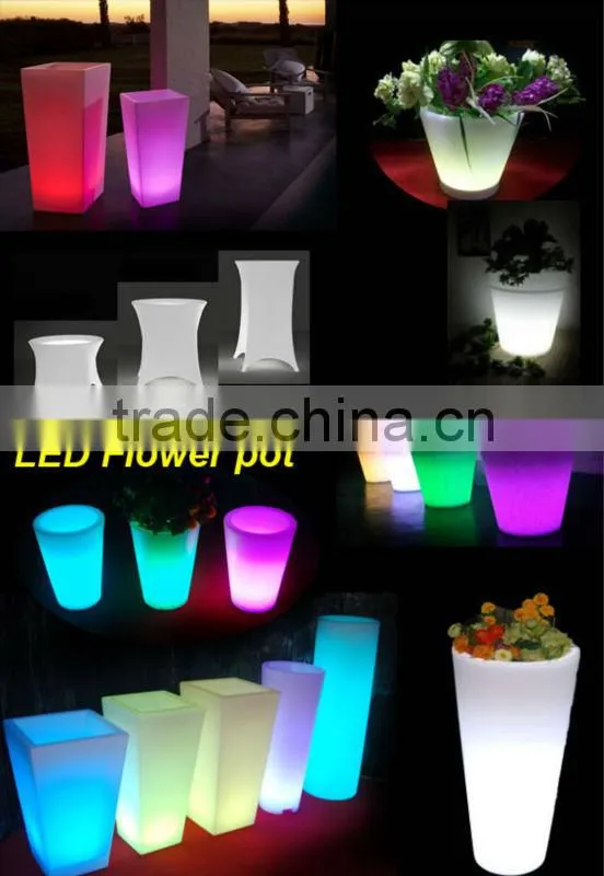 Wireless remote control portable led decoration light for wedding