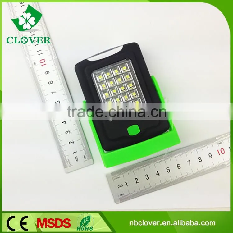 6V 20 smd +3 led 13000-1500MCD rechargeable led magnetic work light