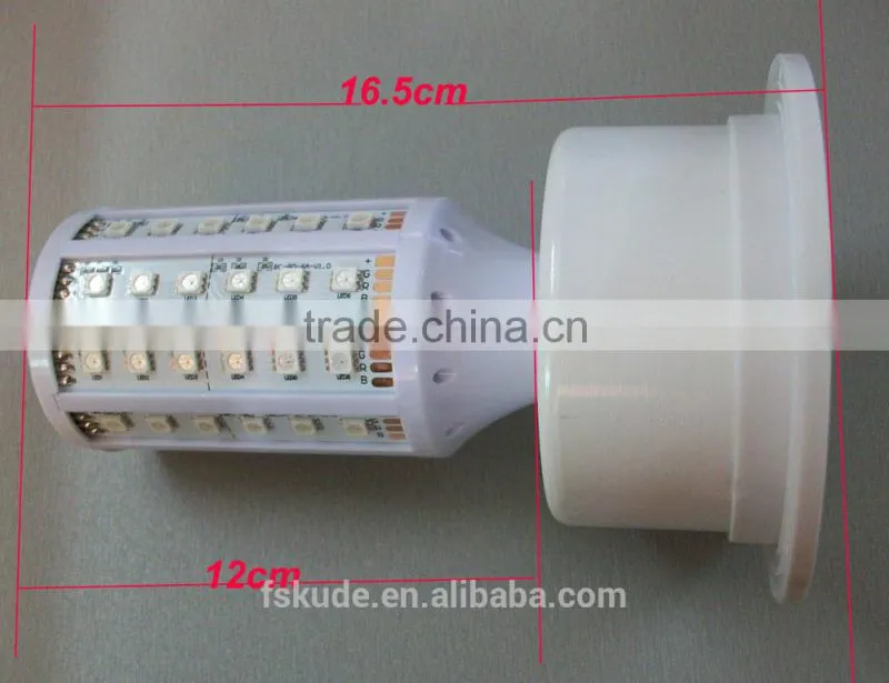 RGB colors changing SMD5050 LED furniture light LED corn light with battery operation