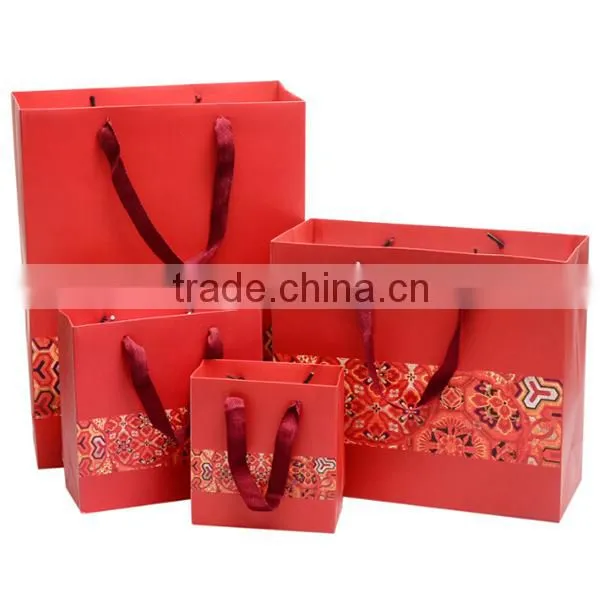 China Ethnic Red Paper Gift Bag