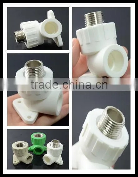 Imported PPR pipe fitting male seated elbow with reliable quality and low price