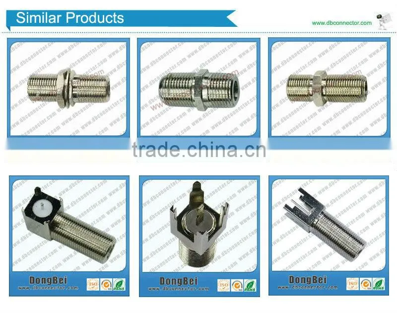 9.5 mm pal female adaptor right angle TV connectors