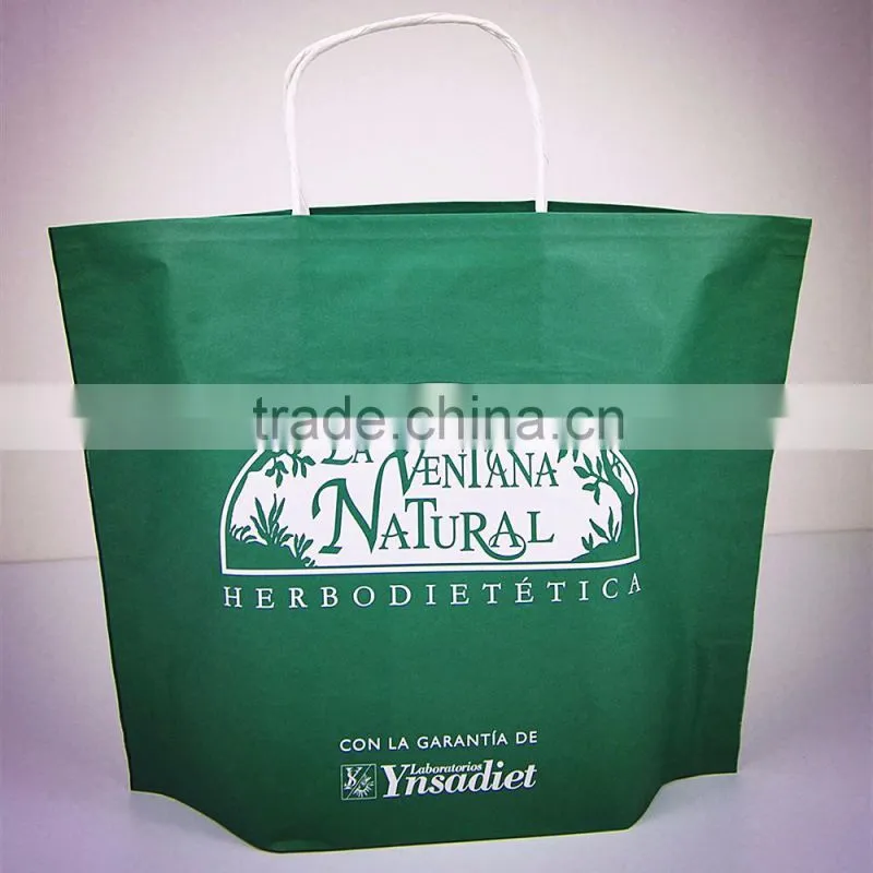 Fast Retailing New style kraft paper bag/ cost-saving&eco-friendly