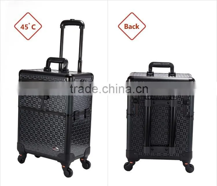 aluminum trolley makeup cases