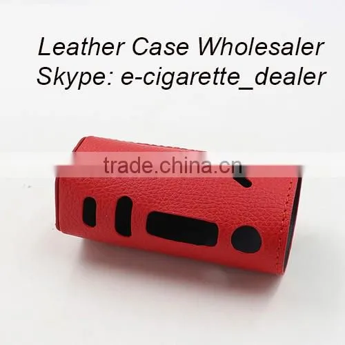RED RX200 tc mod leather skin mod box leather case with high quality